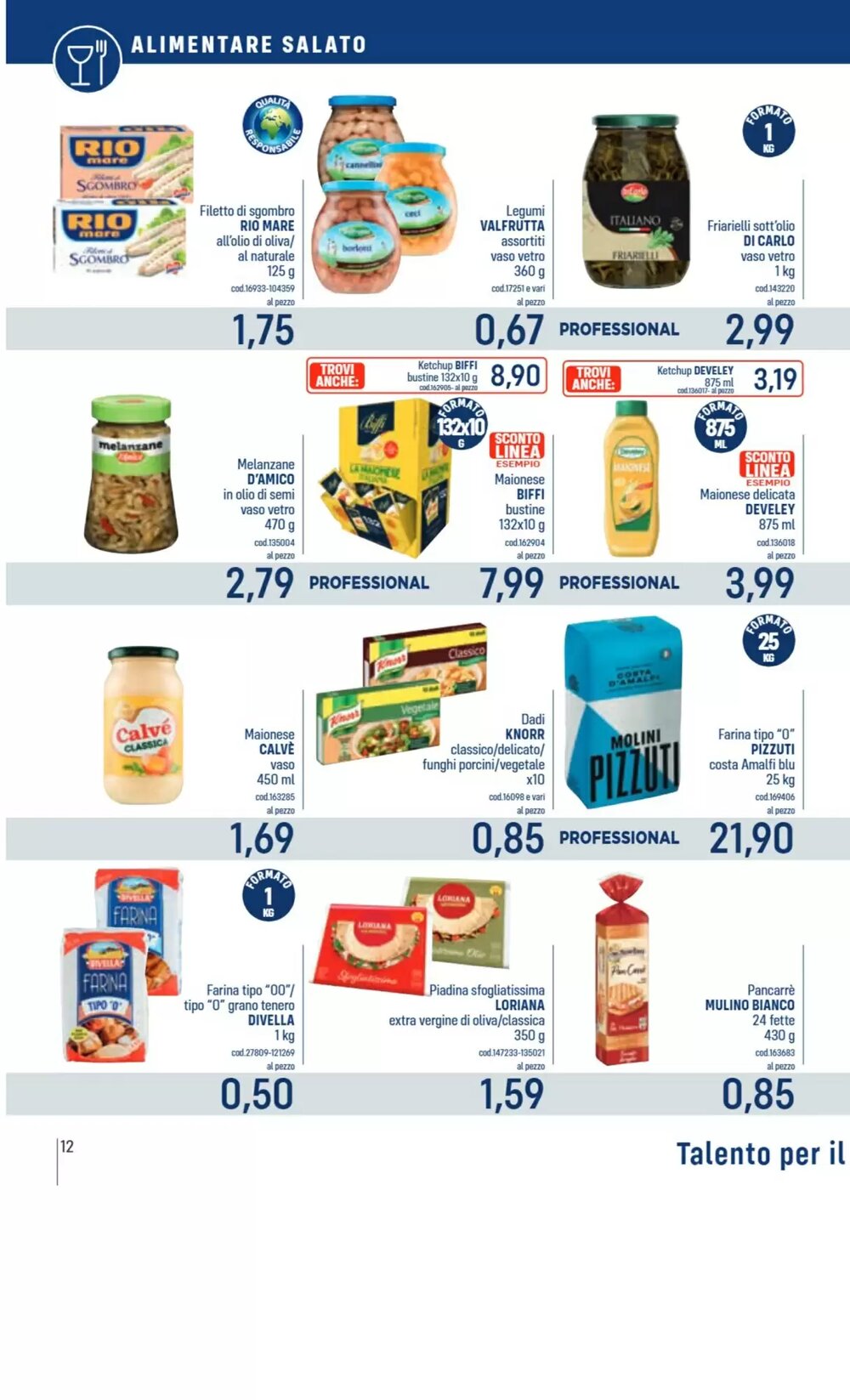 Volantino promozionale Talento Professional Store  valide dal 19/01/2026 - Pagina 12.