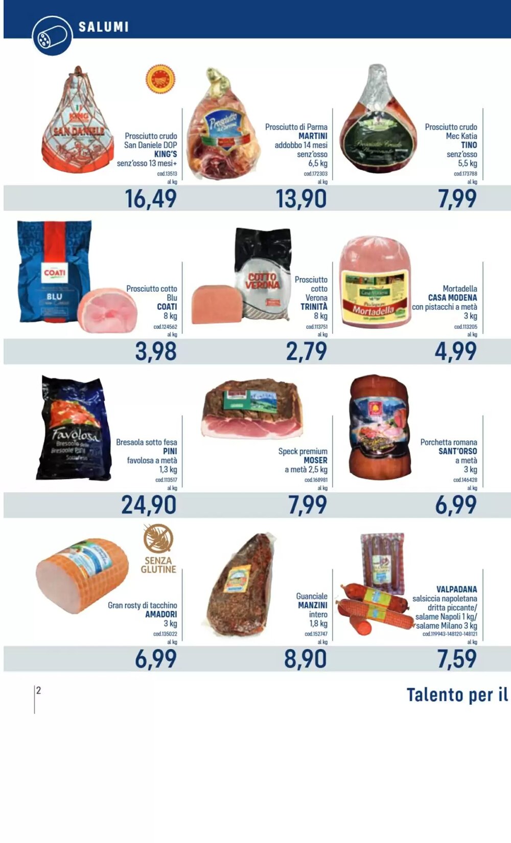 Volantino promozionale Talento Professional Store  valide dal 19/01/2026 - Pagina 2.