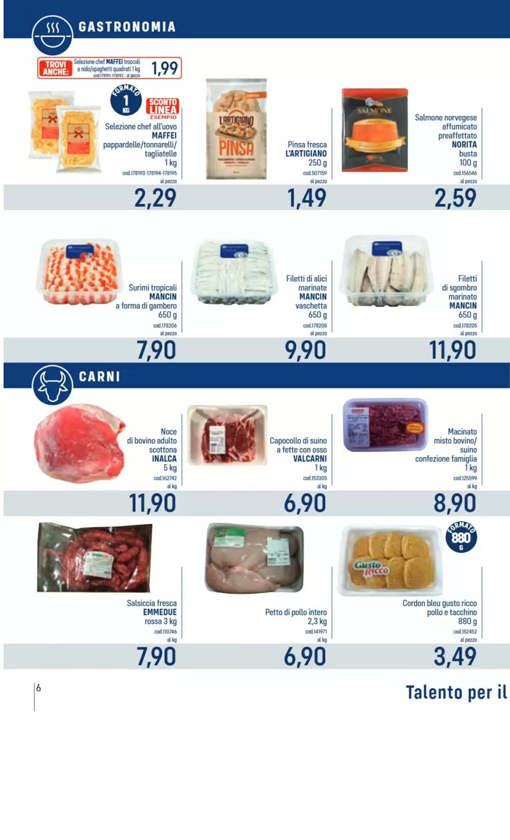 Volantino promozionale Talento Professional Store  valide dal 19/01/2026 - Pagina 6.