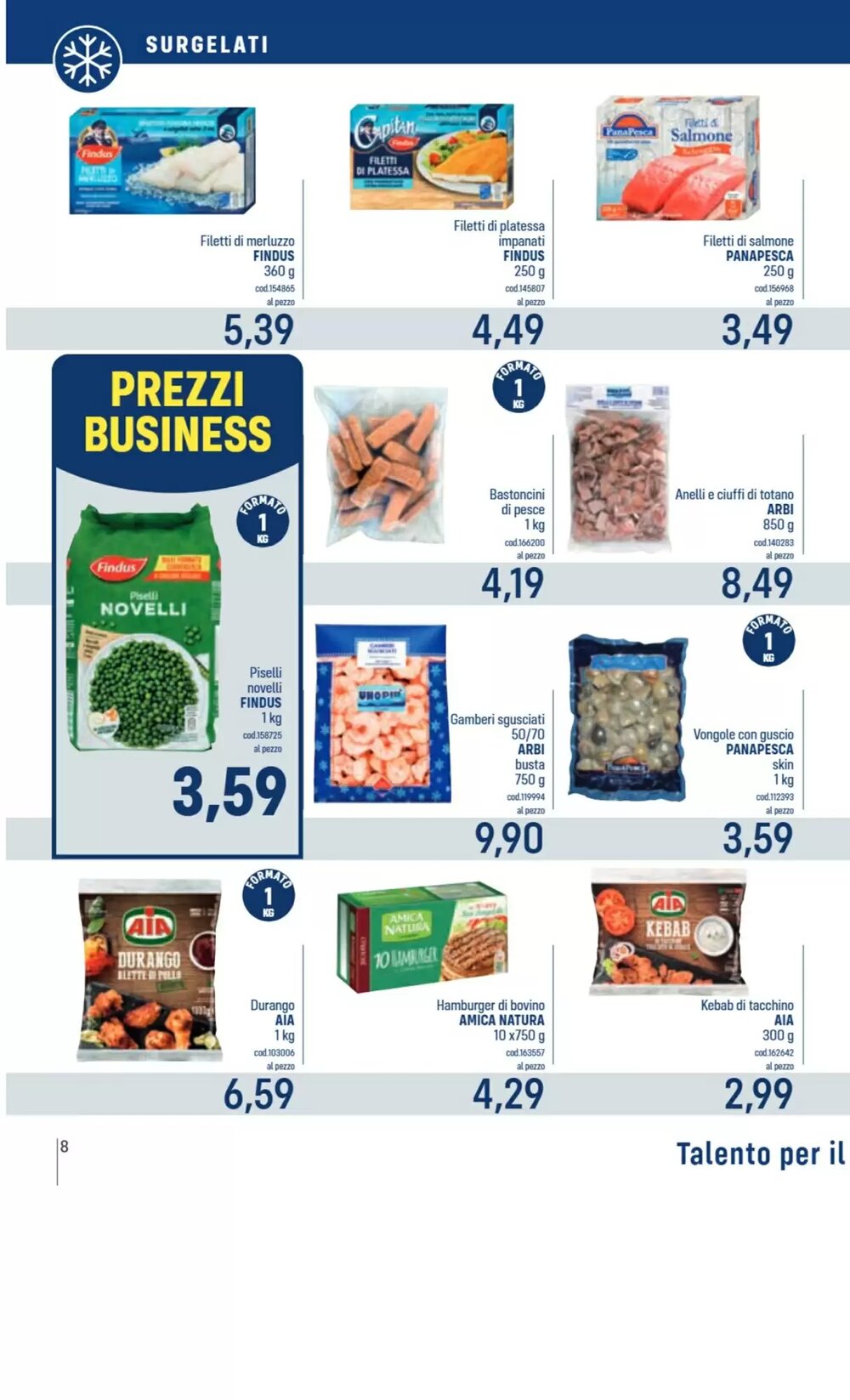 Volantino promozionale Talento Professional Store  valide dal 19/01/2026 - Pagina 8.