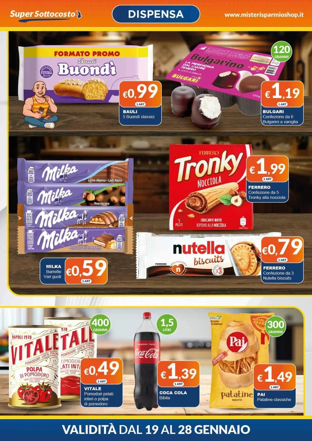 Volantino promozionale Mister Risparmio  valide dal 19/01/2026 - Pagina 2.