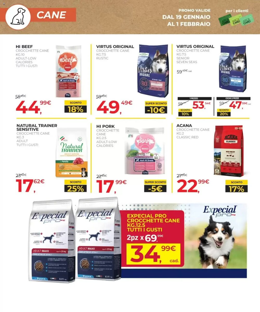 Volantino promozionale Arcaplanet  valide dal 19/01/2026 - Pagina 12.