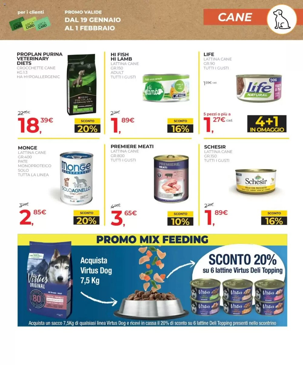 Volantino promozionale Arcaplanet  valide dal 19/01/2026 - Pagina 13.