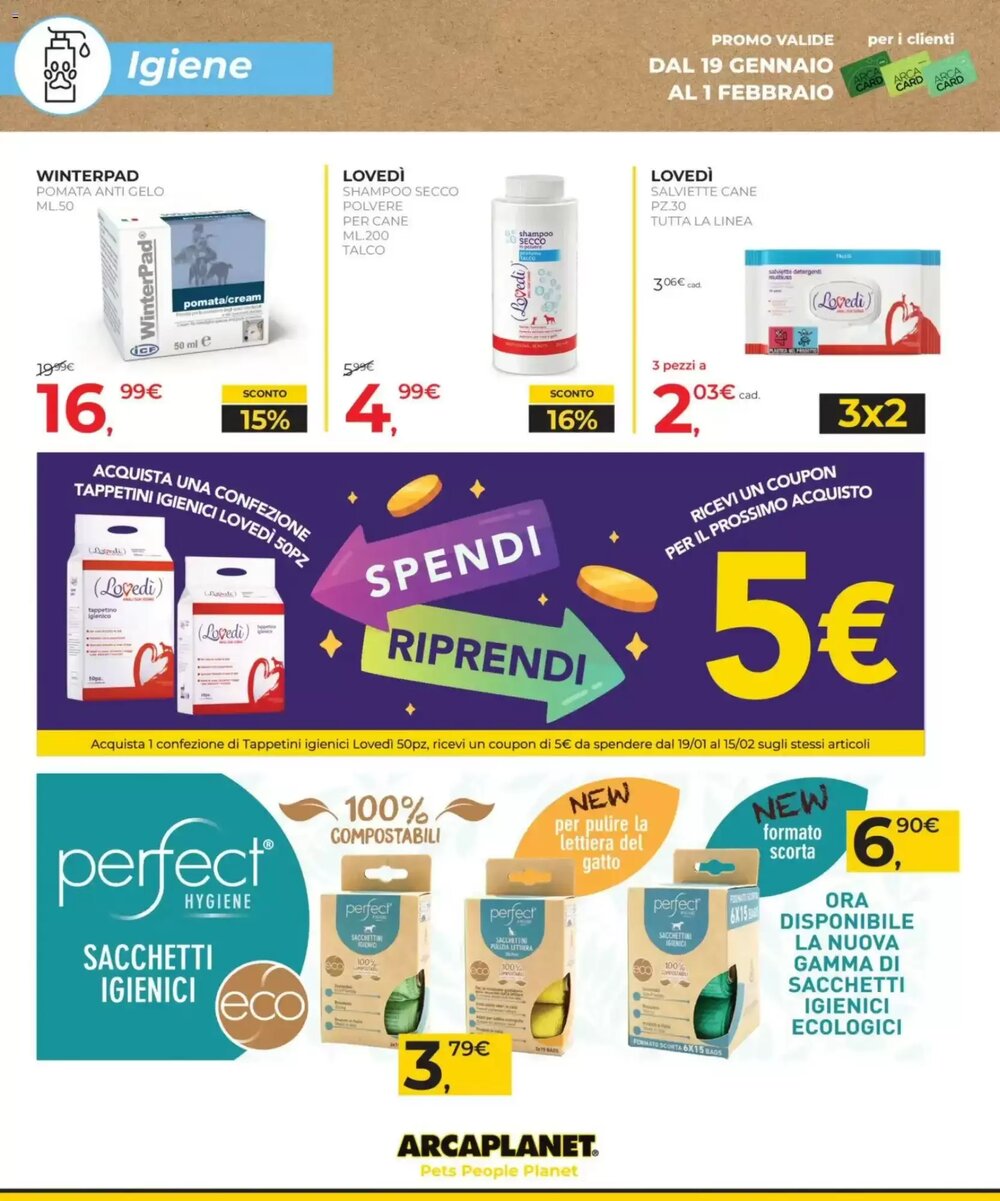 Volantino promozionale Arcaplanet  valide dal 19/01/2026 - Pagina 26.
