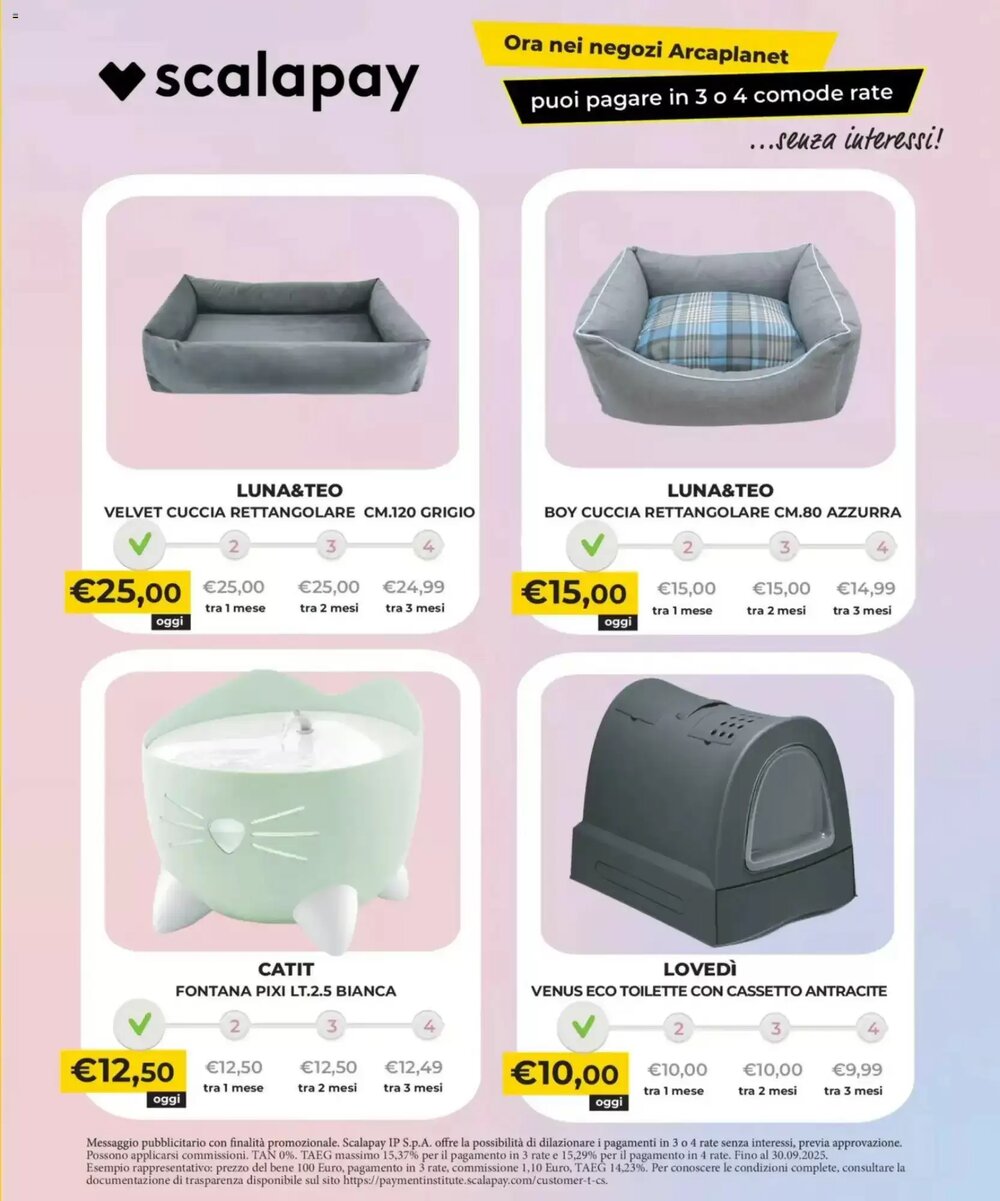 Volantino promozionale Arcaplanet  valide dal 19/01/2026 - Pagina 31.