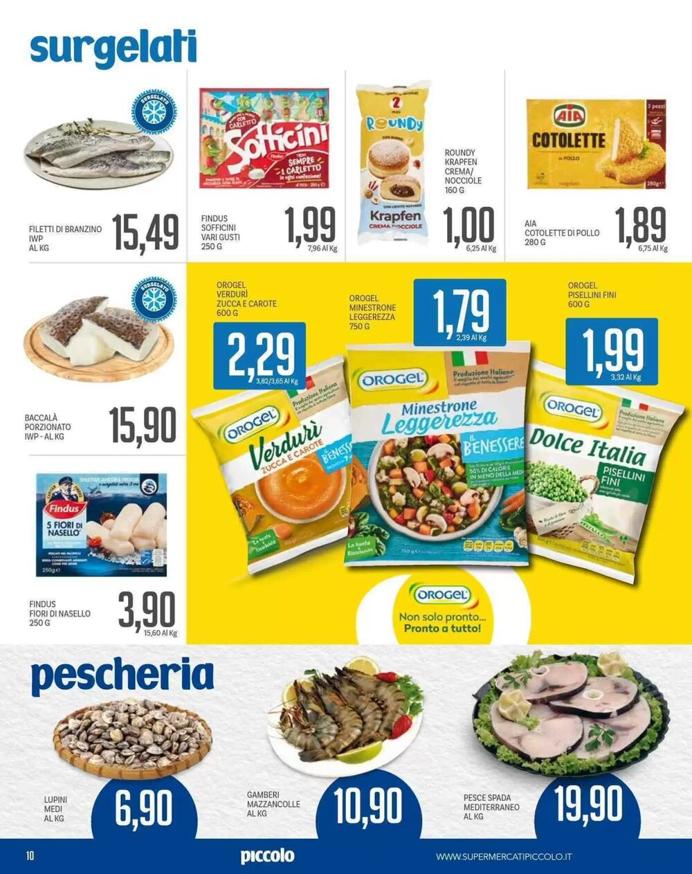 Volantino promozionale Supermercati Piccolo  valide dal 19/01/2026 - Pagina 10.