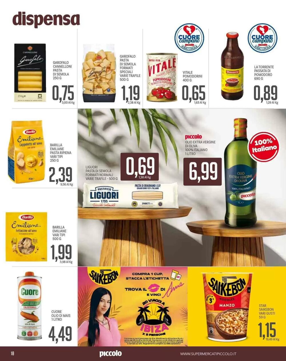 Volantino promozionale Supermercati Piccolo  valide dal 19/01/2026 - Pagina 18.