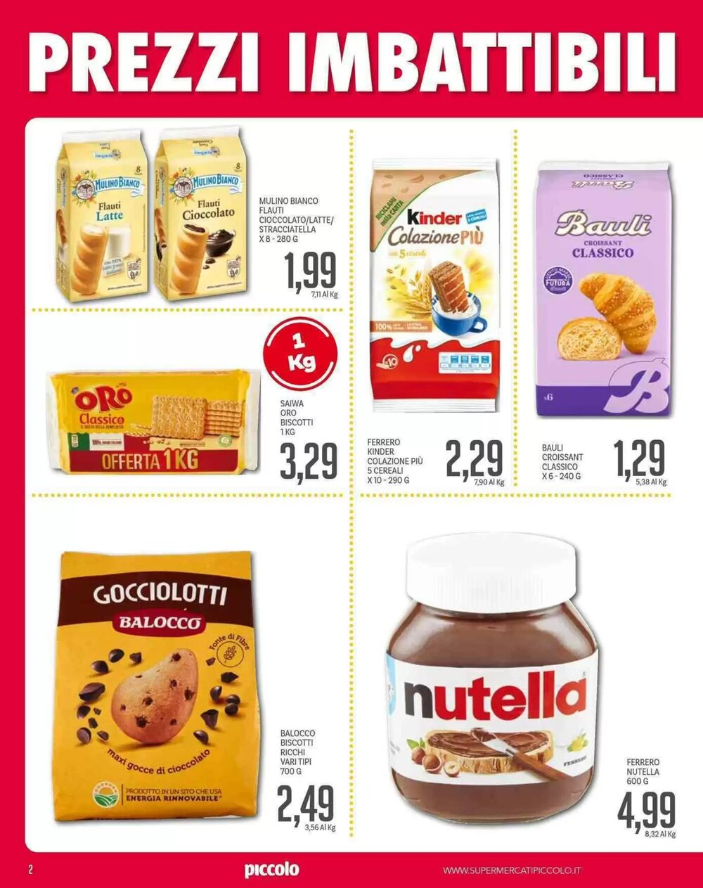 Volantino promozionale Supermercati Piccolo  valide dal 19/01/2026 - Pagina 2.