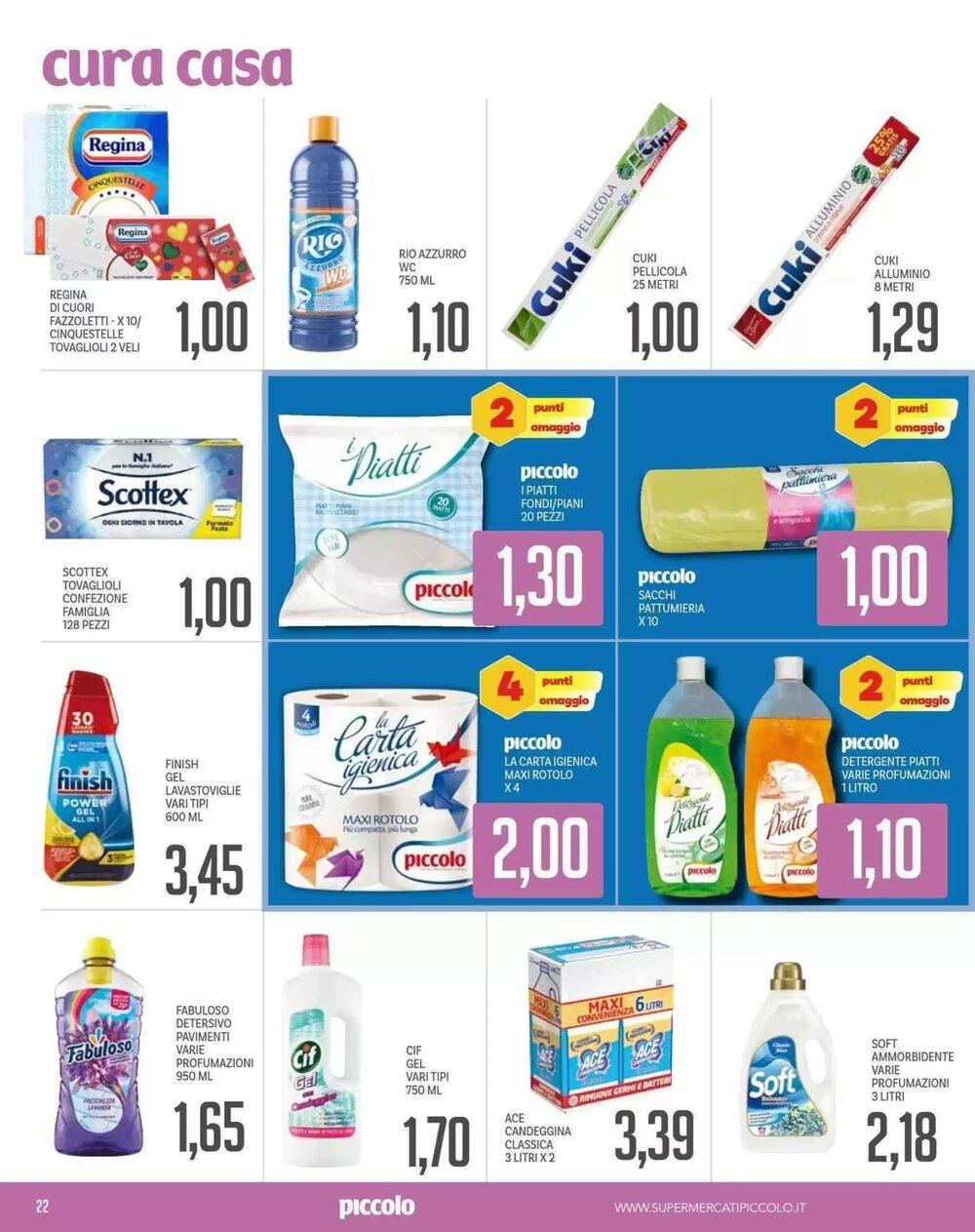 Volantino promozionale Supermercati Piccolo  valide dal 19/01/2026 - Pagina 22.