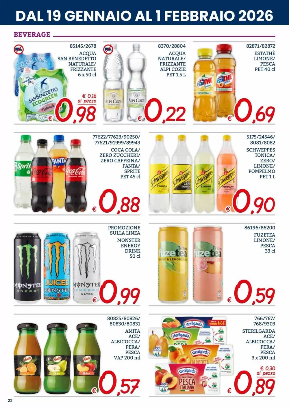 Volantino promozionale Zona  valide dal 19/01/2026 - Pagina 22.