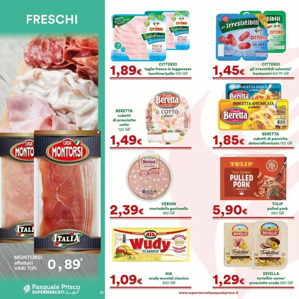 Volantino promozionale Supermercati Pasquale Prisco  valide dal 19/01/2026 - Pagina 10.