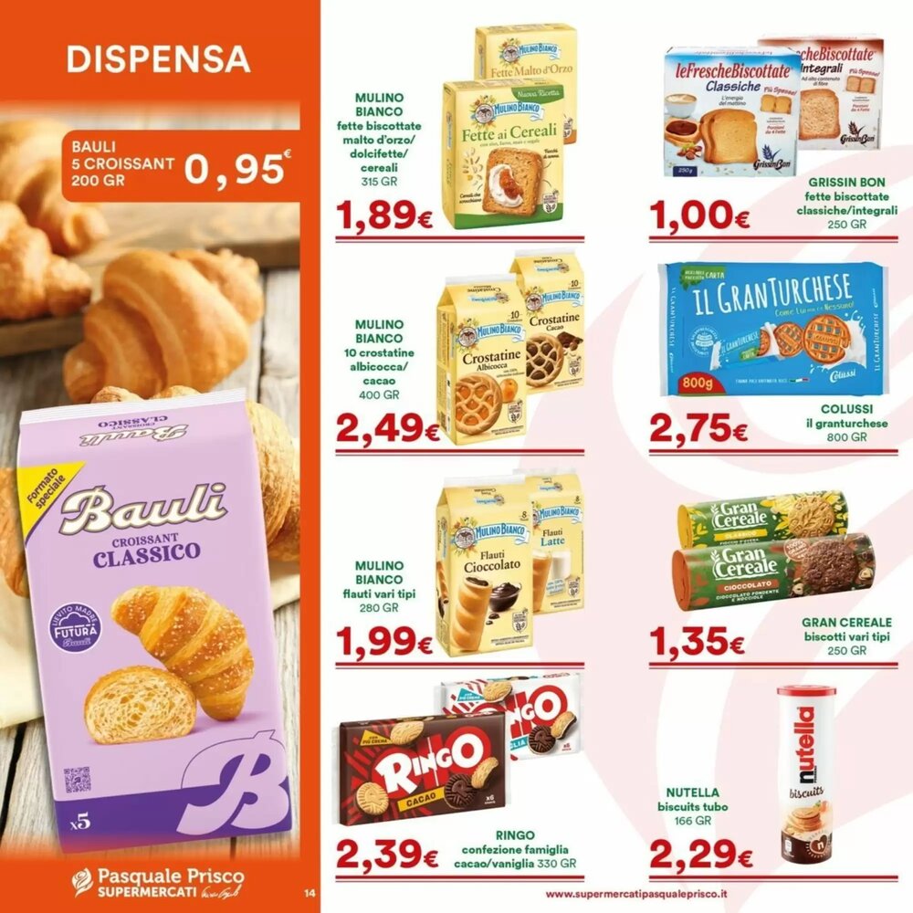 Volantino promozionale Supermercati Pasquale Prisco  valide dal 19/01/2026 - Pagina 14.