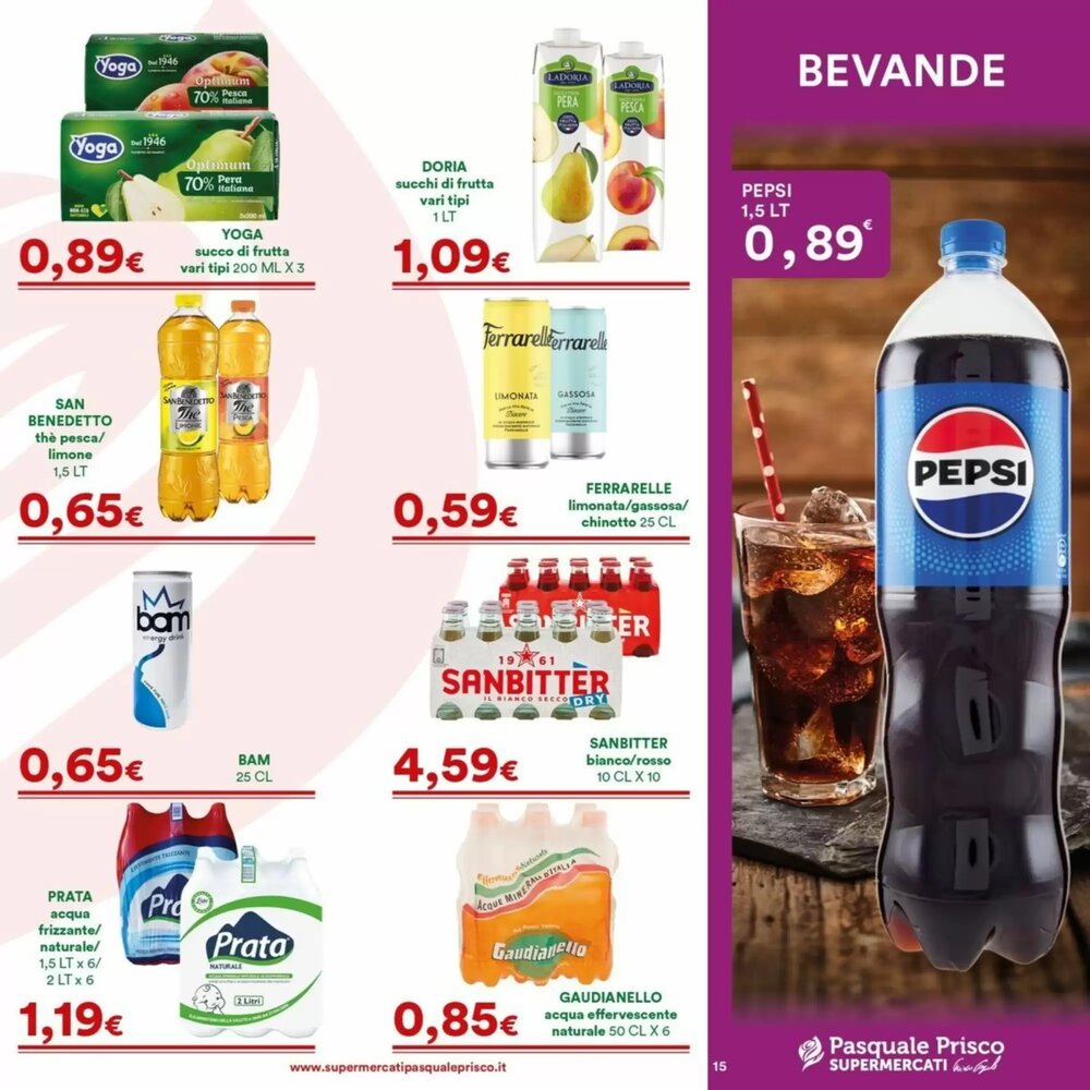 Volantino promozionale Supermercati Pasquale Prisco  valide dal 19/01/2026 - Pagina 15.