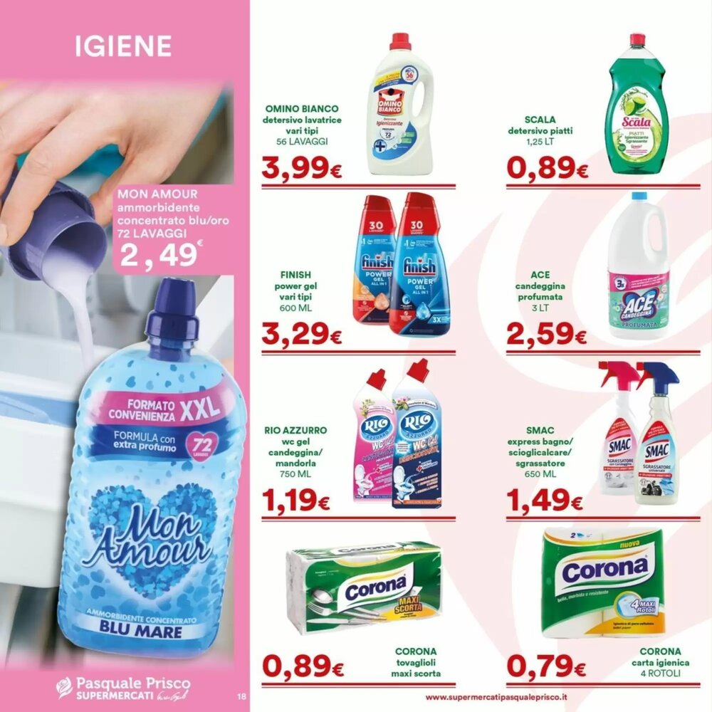 Volantino promozionale Supermercati Pasquale Prisco  valide dal 19/01/2026 - Pagina 18.