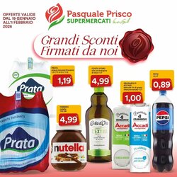 Volantino promozionale Supermercati Pasquale Prisco  valide dal 19/01/2026