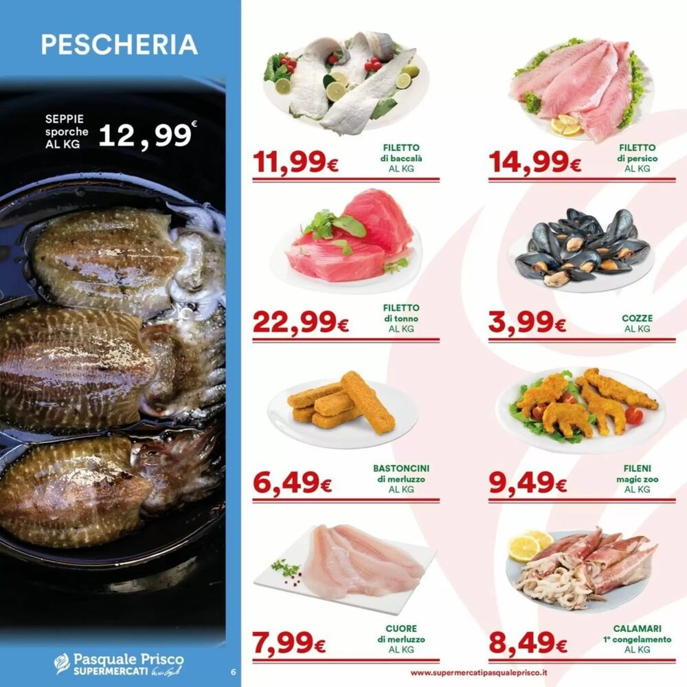 Volantino promozionale Supermercati Pasquale Prisco  valide dal 19/01/2026 - Pagina 6.