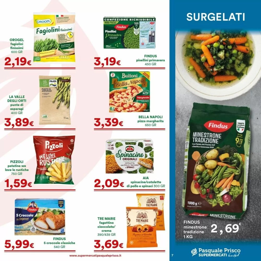 Volantino promozionale Supermercati Pasquale Prisco  valide dal 19/01/2026 - Pagina 7.
