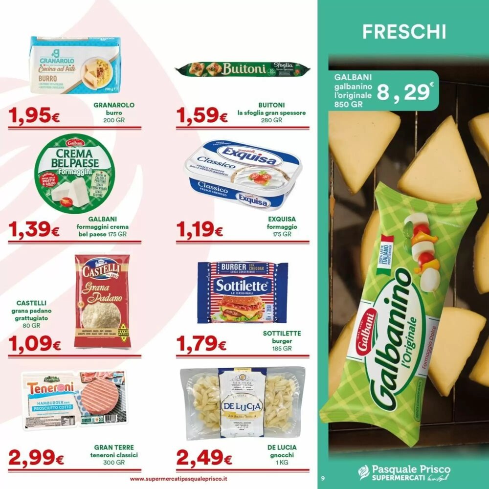 Volantino promozionale Supermercati Pasquale Prisco  valide dal 19/01/2026 - Pagina 9.
