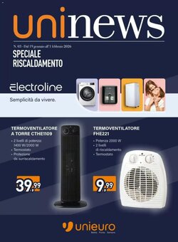 Volantino promozionale Unieuro  valide dal 19/01/2026