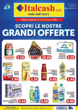 Volantino promozionale Italcash Cash & Carry  valide dal 19/01/2026