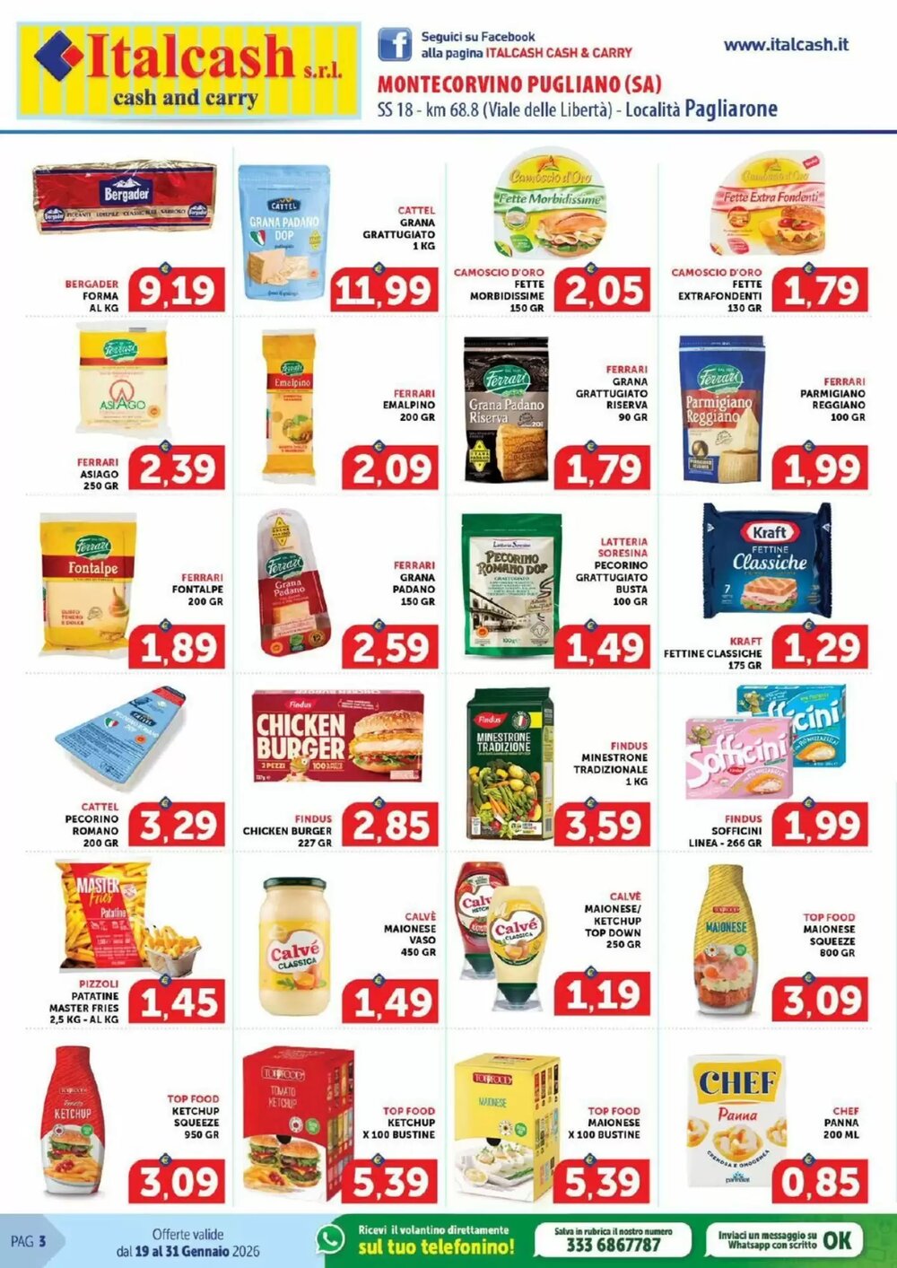Volantino promozionale Italcash Cash & Carry valide dal 19/01/2026 - Pagina 3.