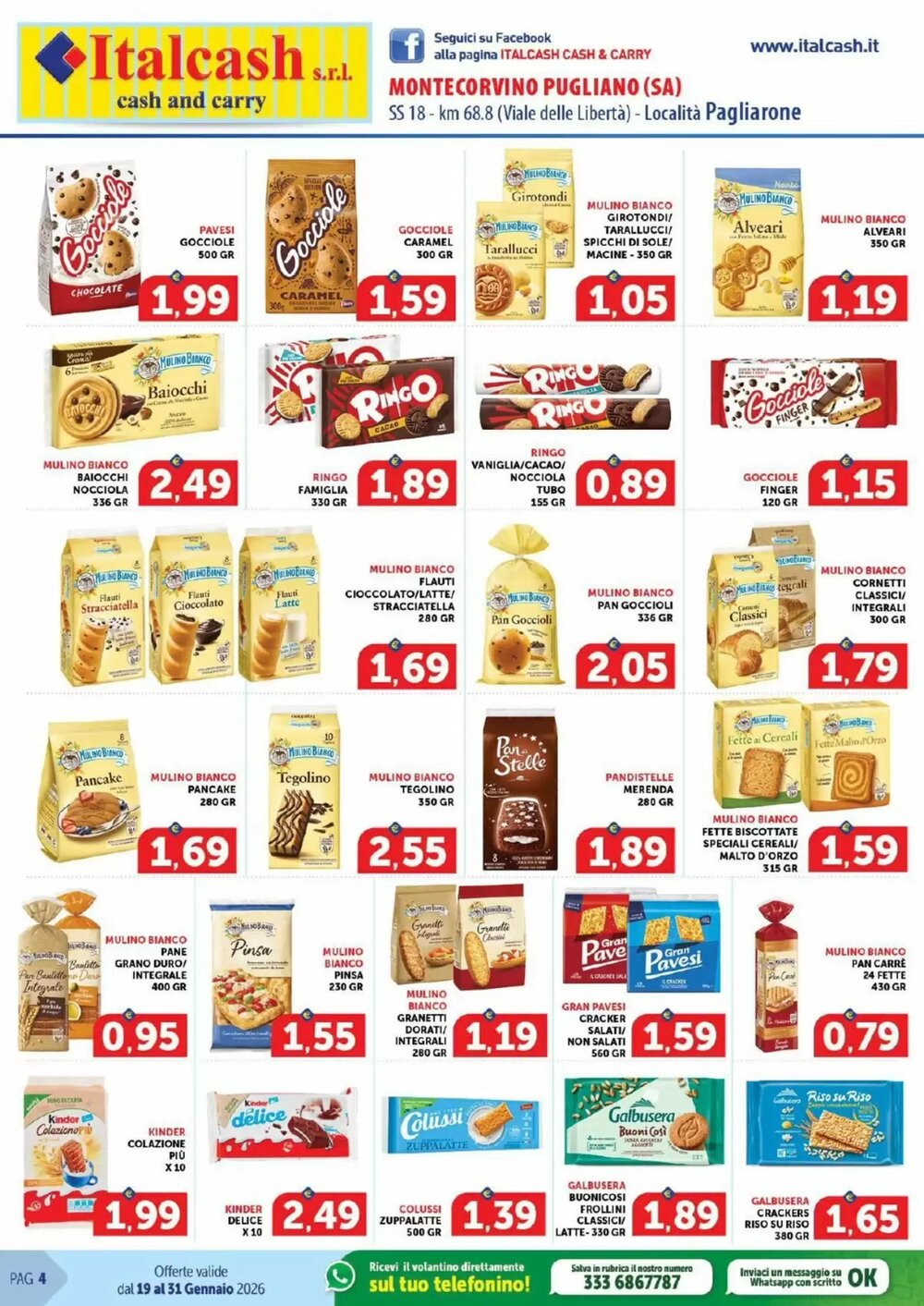Volantino promozionale Italcash Cash & Carry valide dal 19/01/2026 - Pagina 4.