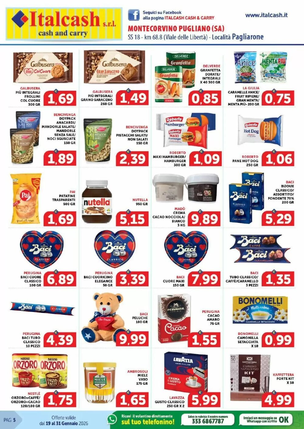 Volantino promozionale Italcash Cash & Carry valide dal 19/01/2026 - Pagina 5.