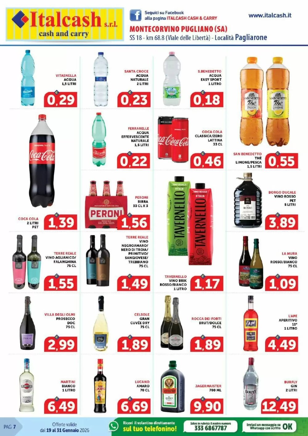 Volantino promozionale Italcash Cash & Carry valide dal 19/01/2026 - Pagina 7.