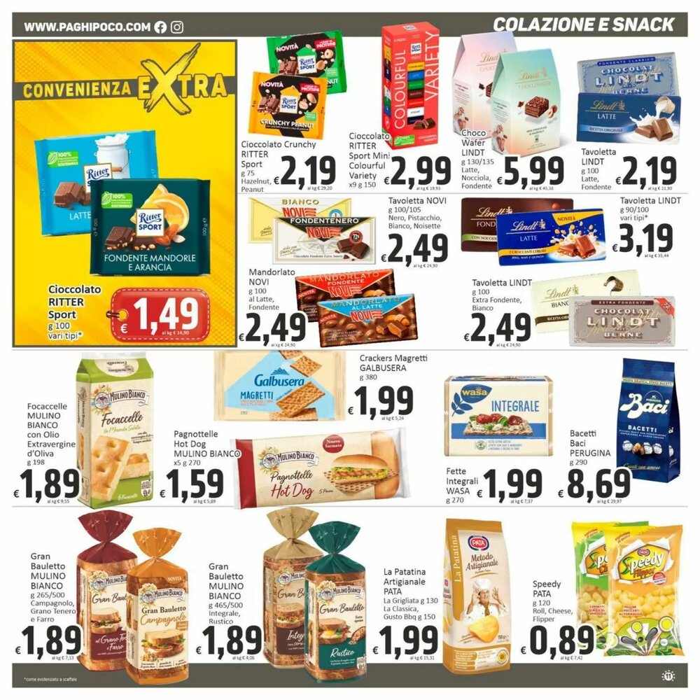 Volantino promozionale Paghi Poco valide dal 19/01/2026 - Pagina 11.