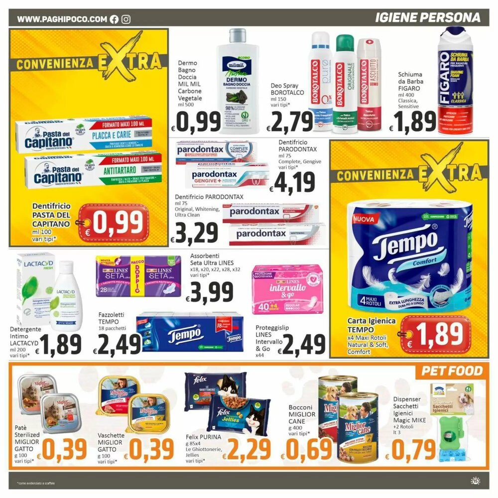 Volantino promozionale Paghi Poco valide dal 19/01/2026 - Pagina 15.