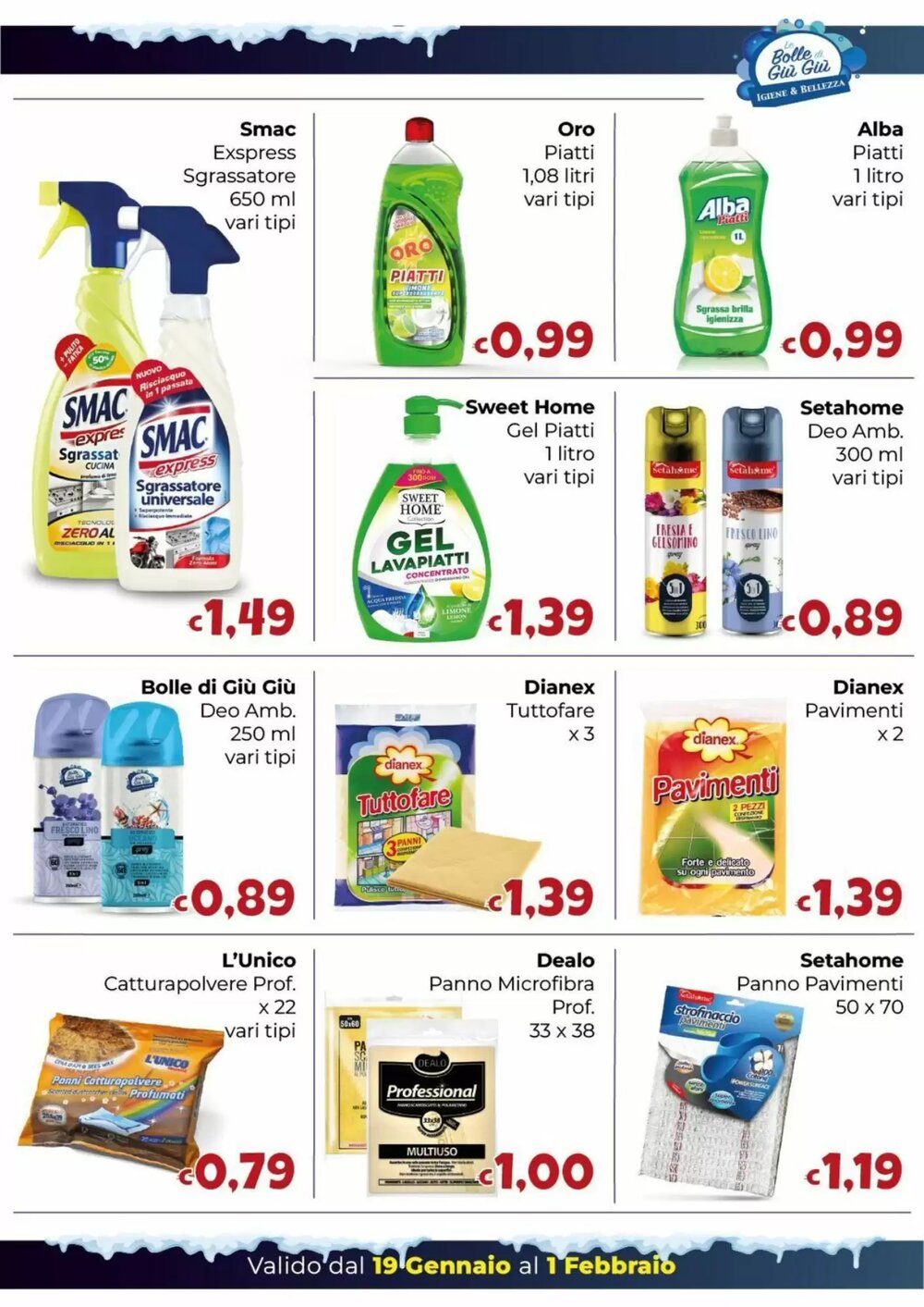 Volantino promozionale Le Bolle di Giù Giù  valide dal 19/01/2026 - Pagina 3.