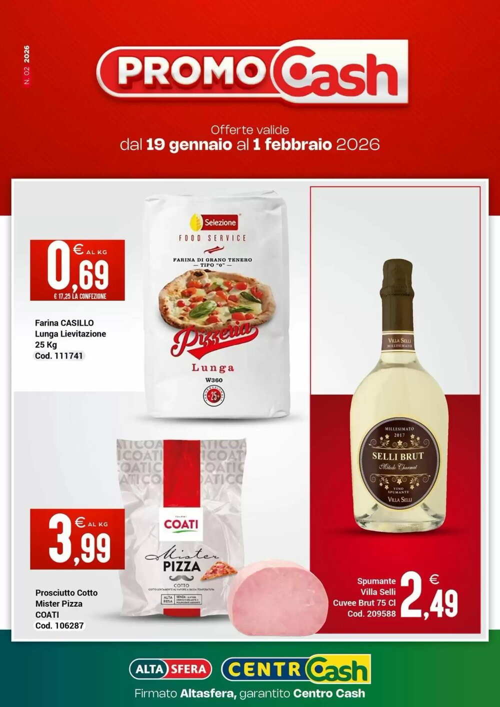 Volantino promozionale Centro Cash  valide dal 19/01/2026 - Pagina 1.