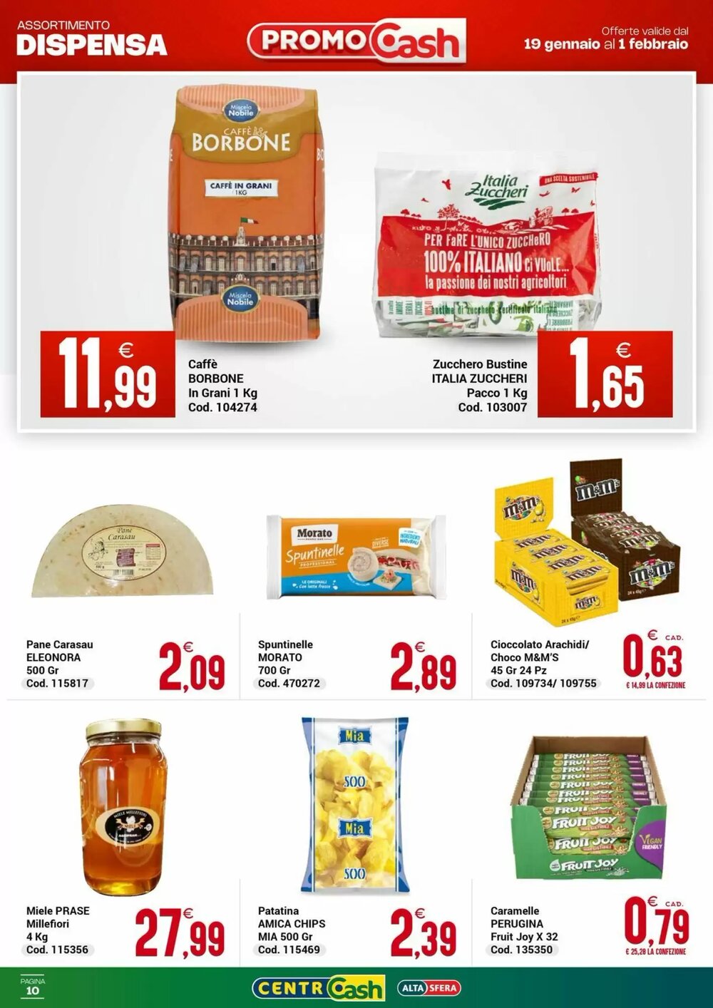 Volantino promozionale Centro Cash  valide dal 19/01/2026 - Pagina 10.
