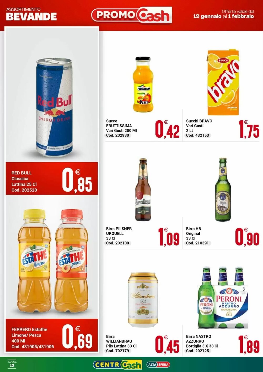 Volantino promozionale Centro Cash  valide dal 19/01/2026 - Pagina 12.