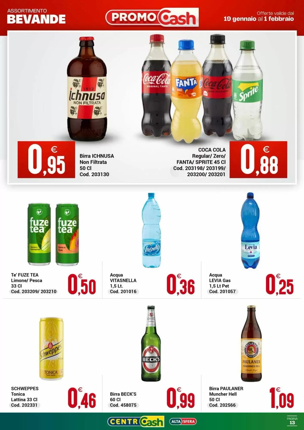 Volantino promozionale Centro Cash  valide dal 19/01/2026 - Pagina 13.