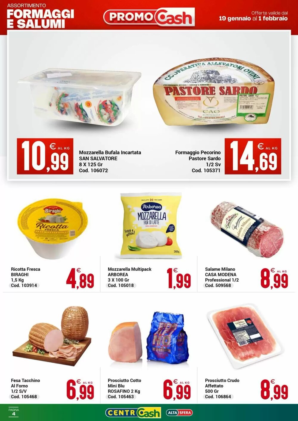 Volantino promozionale Centro Cash  valide dal 19/01/2026 - Pagina 4.