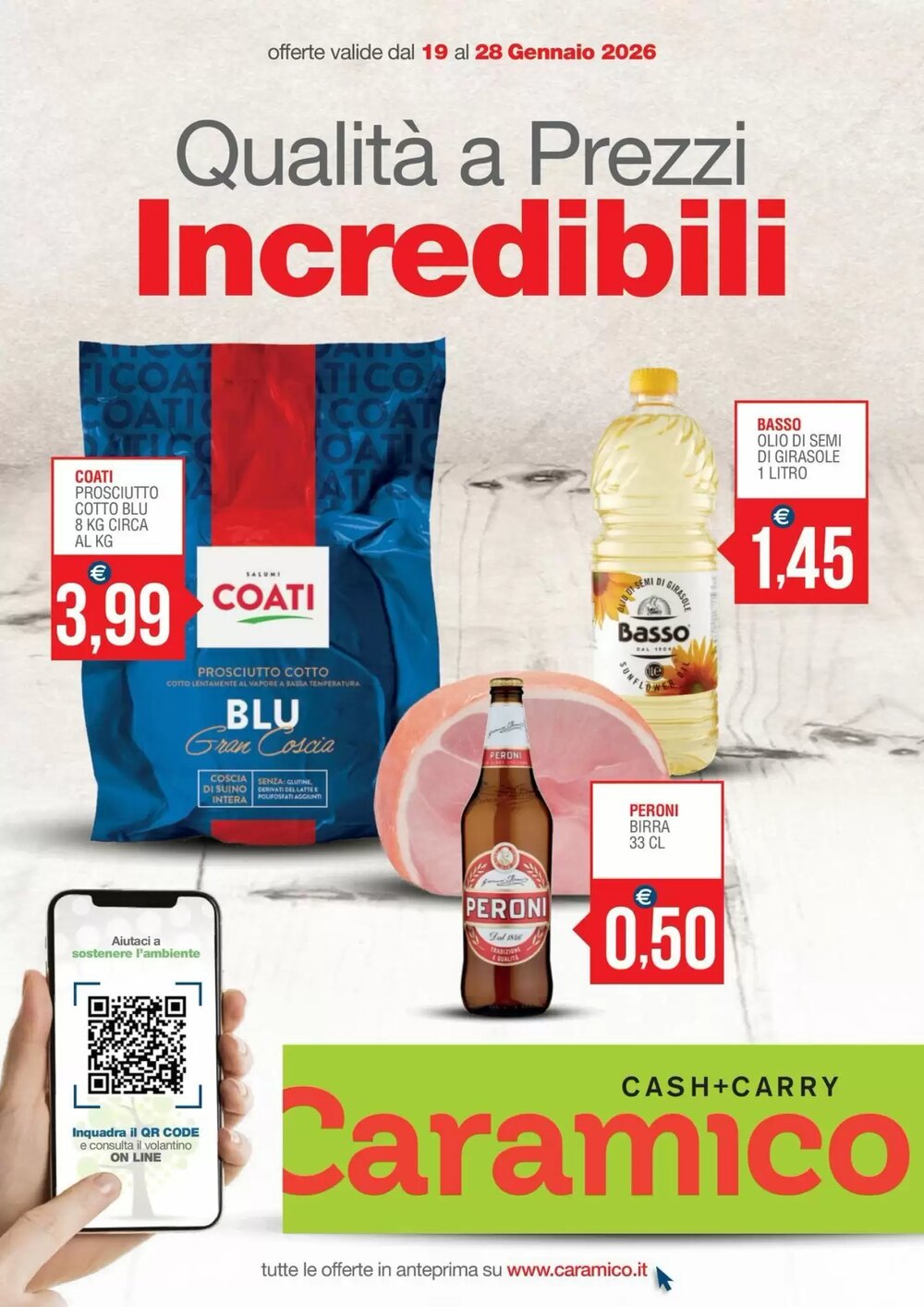 Volantino promozionale Caramico  valide dal 19/01/2026 - Pagina 1.