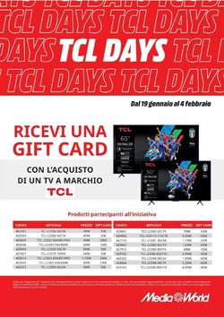 Volantino promozionale MediaWorld  valide dal 19/01/2026