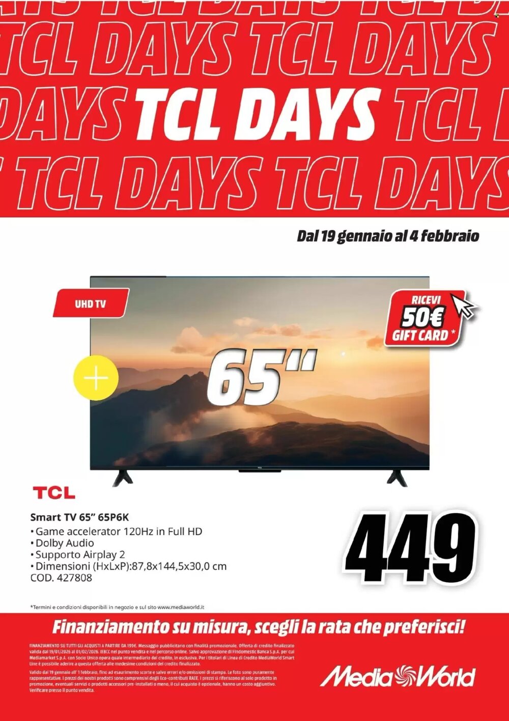 Volantino promozionale MediaWorld  valide dal 19/01/2026 - Pagina 2.