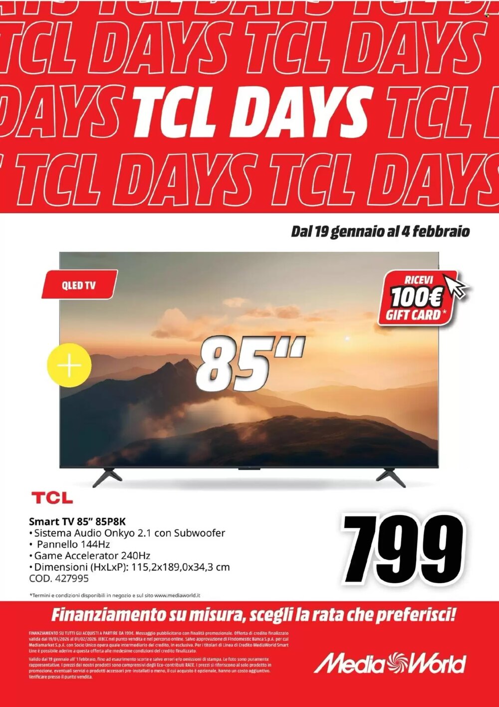 Volantino promozionale MediaWorld  valide dal 19/01/2026 - Pagina 4.