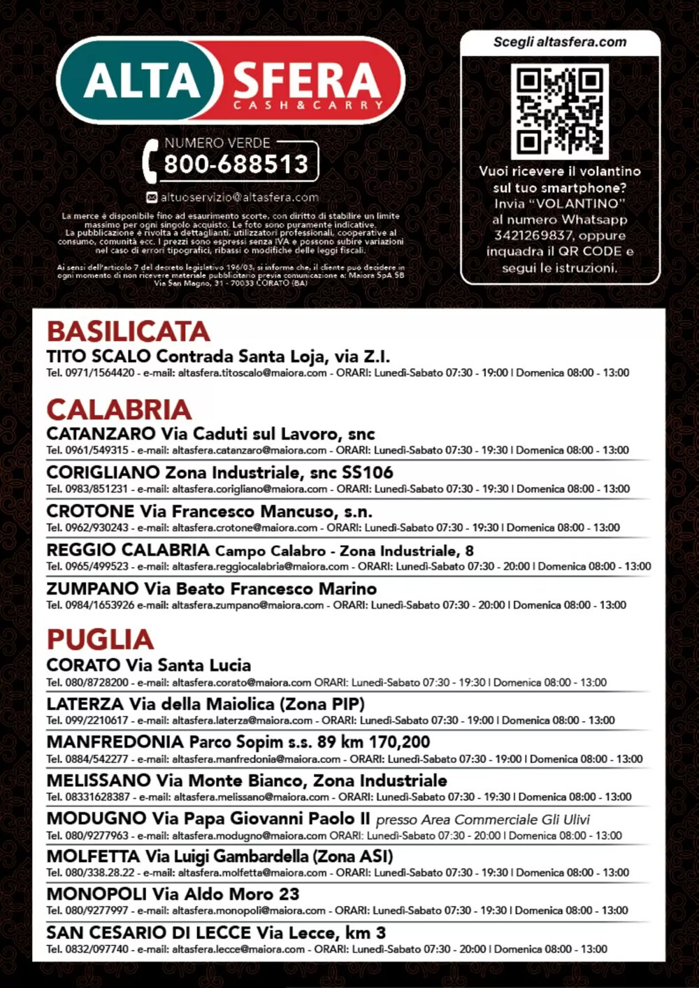 Volantino promozionale Altasfera  valide dal 19/01/2026 - Pagina 9.