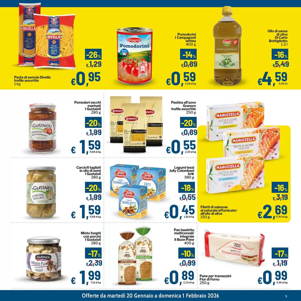Volantino promozionale Qui Discount  valide dal 20/01/2026 - Pagina 5.