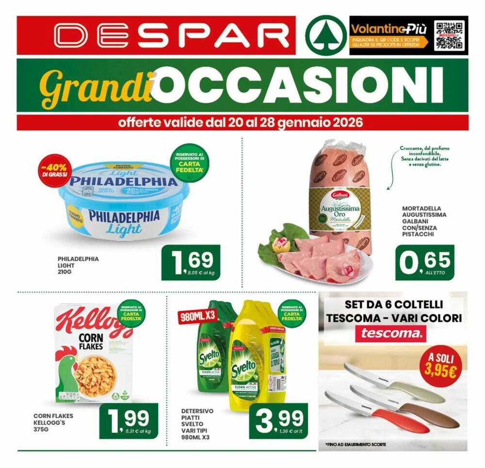 Volantino promozionale Despar  valide dal 20/01/2026 - Pagina 1.