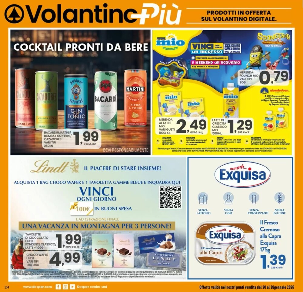 Volantino promozionale Despar  valide dal 20/01/2026 - Pagina 24.