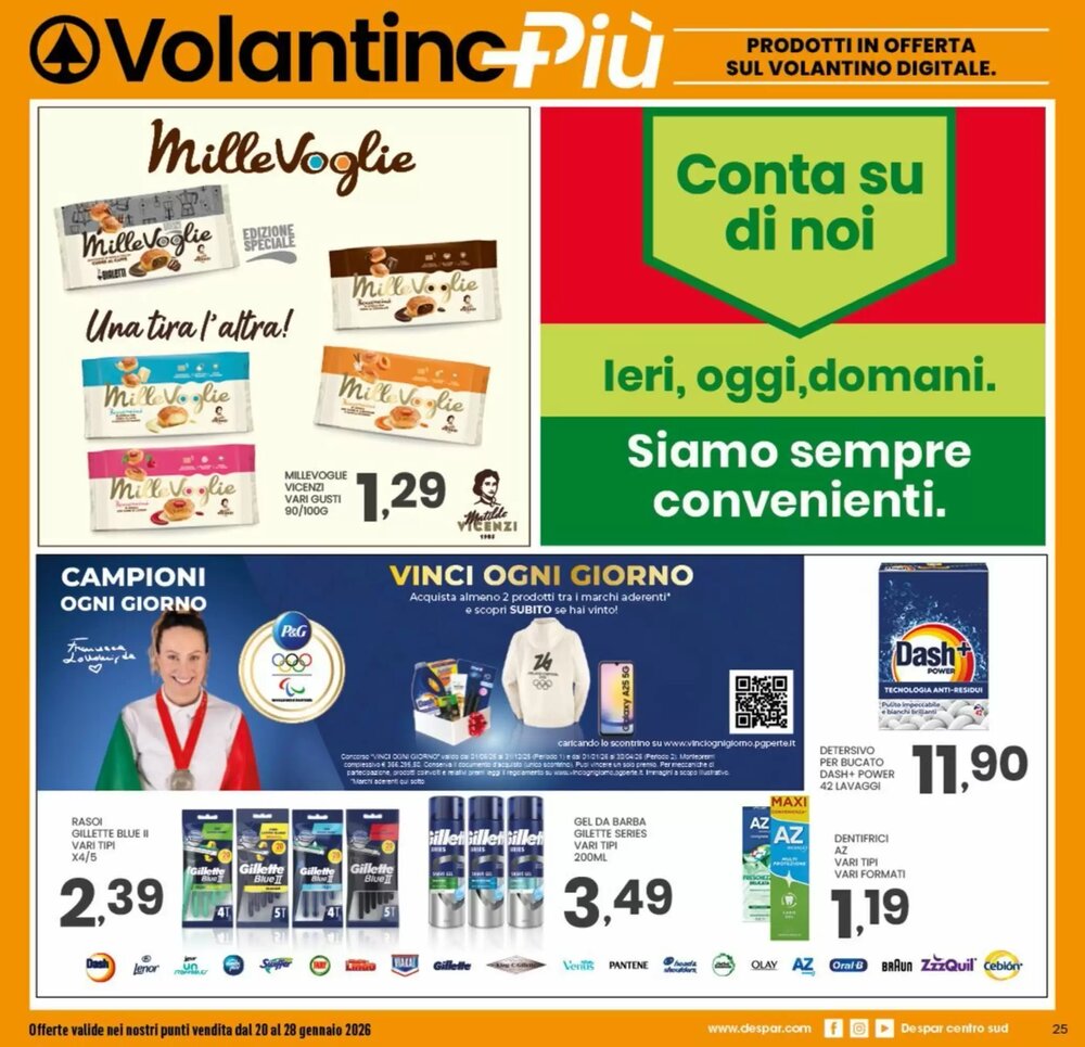 Volantino promozionale Despar  valide dal 20/01/2026 - Pagina 25.