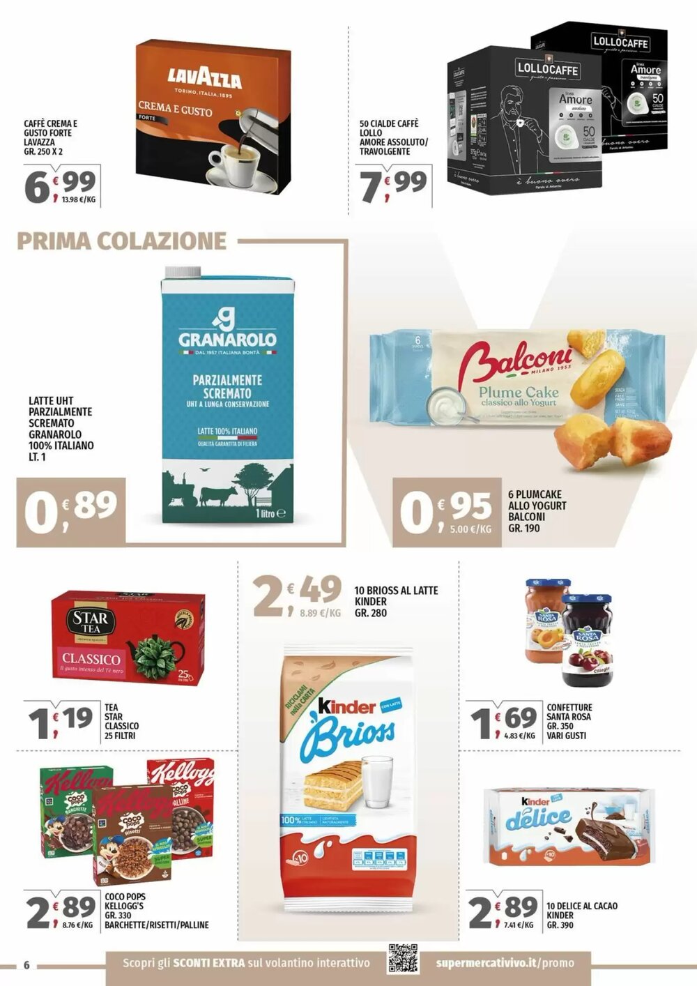 Volantino promozionale Vivo Supermercati  valide dal 20/01/2026 - Pagina 6.