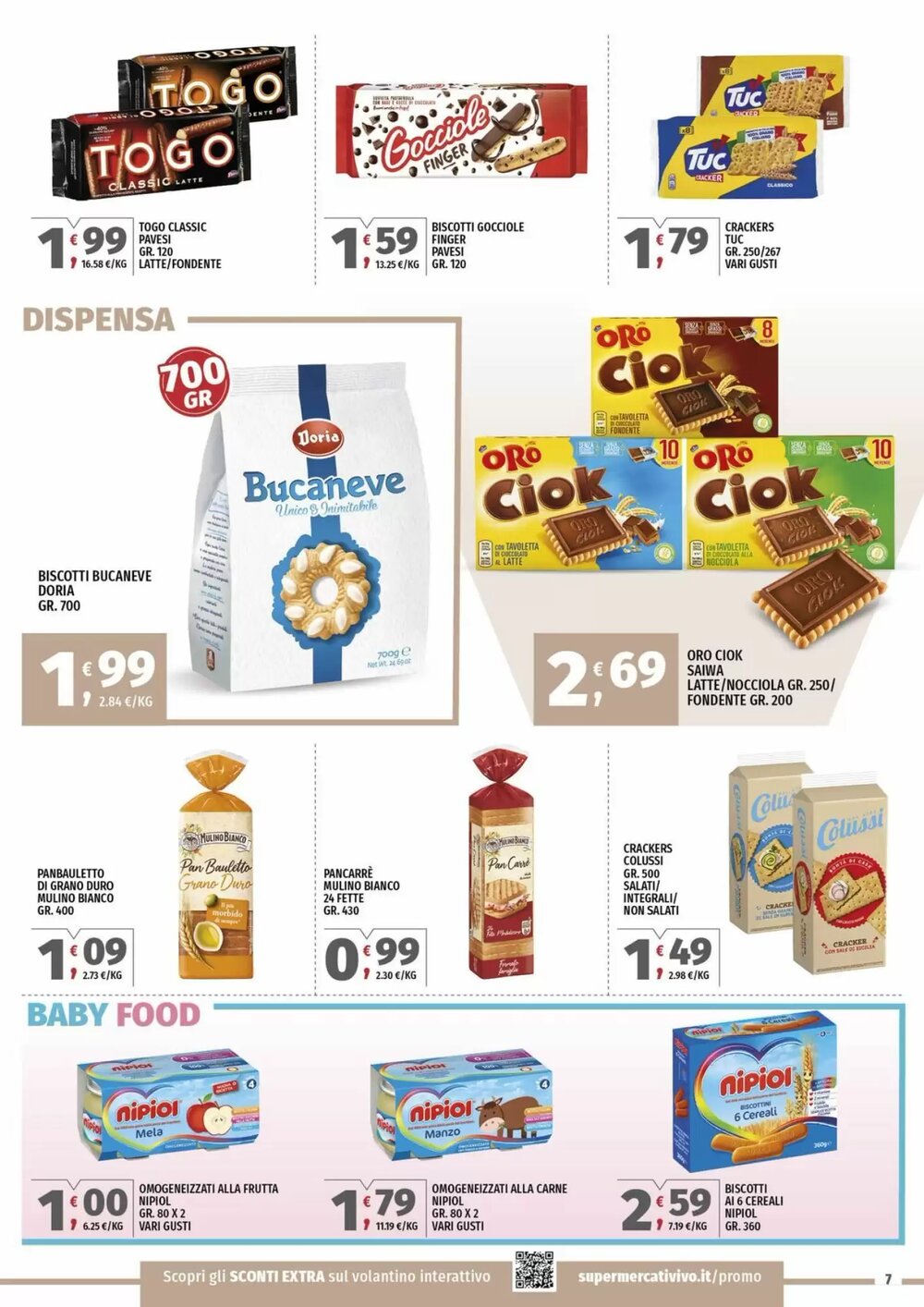 Volantino promozionale Vivo Supermercati  valide dal 20/01/2026 - Pagina 7.