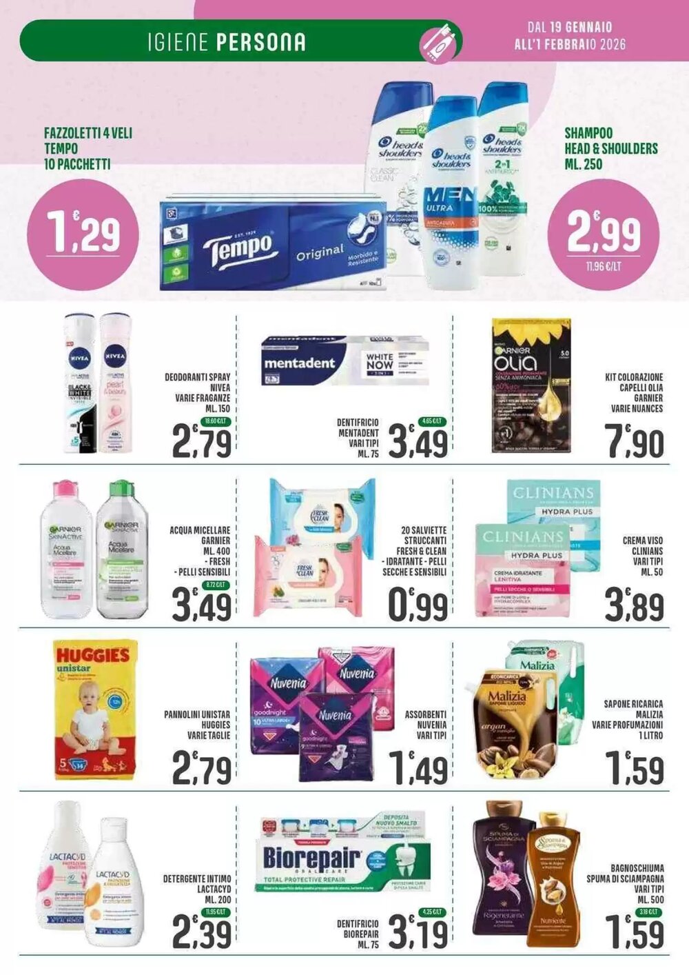 Volantino promozionale La Mimosa Supermercati  valide dal 20/01/2026 - Pagina 15.
