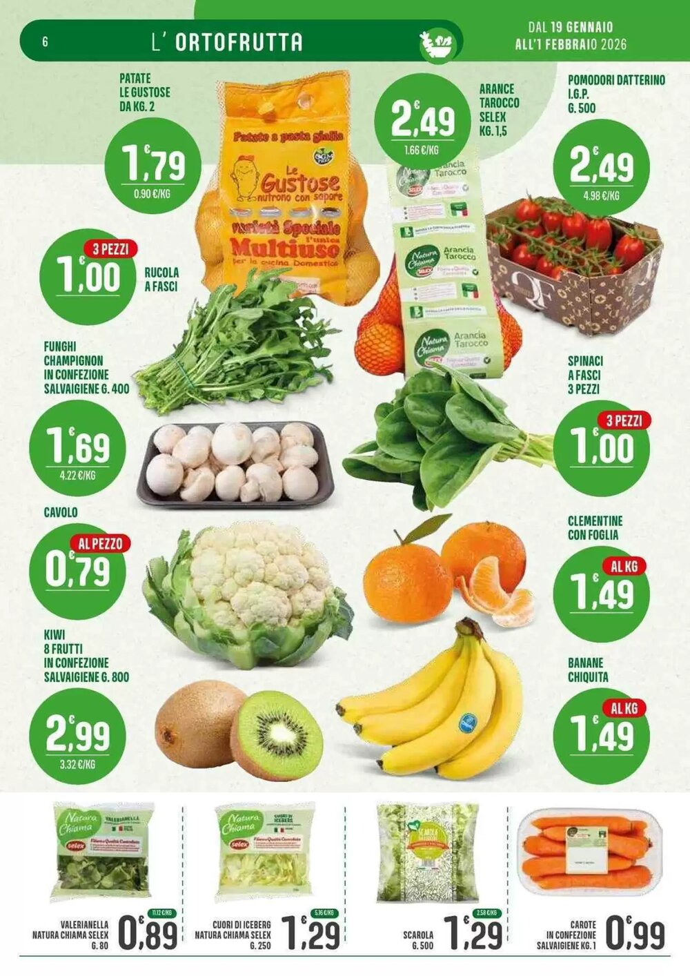 Volantino promozionale La Mimosa Supermercati  valide dal 20/01/2026 - Pagina 6.