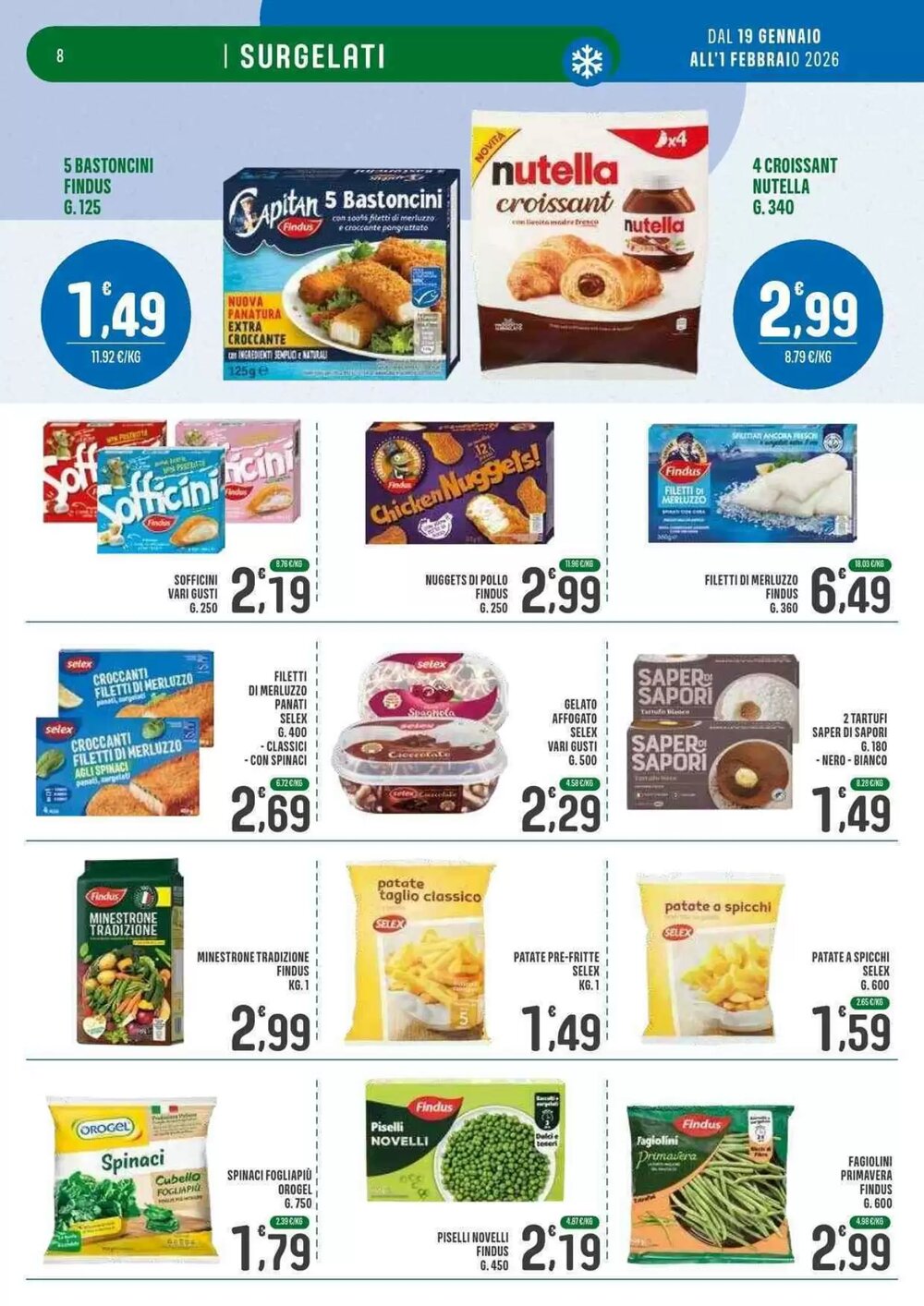 Volantino promozionale La Mimosa Supermercati  valide dal 20/01/2026 - Pagina 8.